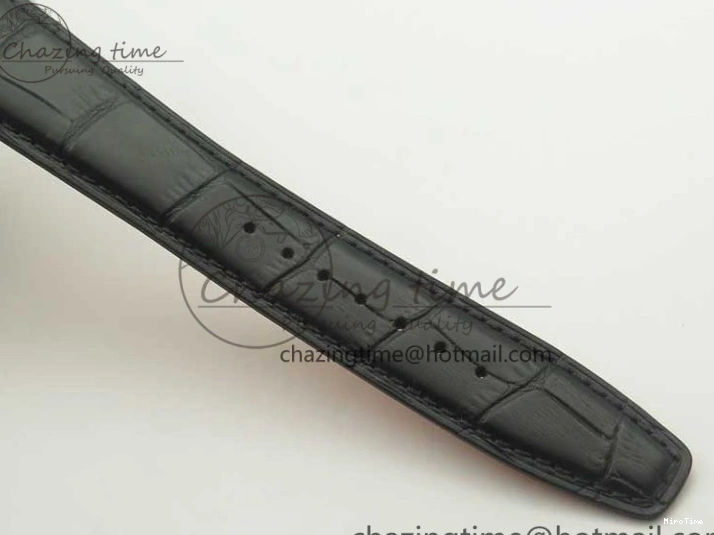 MIROTIME 0110 Portugieser Chrono  42 IW390403 ZF 1:1 Best Edition White Dial Blue Hand on Black Leather Strap A WellDesigned 7190